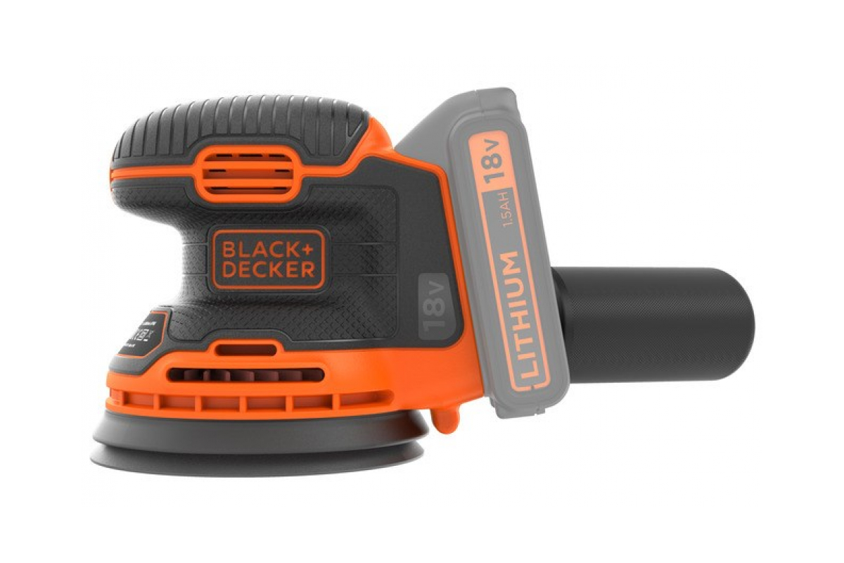 Аккумуляторная эксцентриковая шлифмашина Black&Decker BDCROS18N