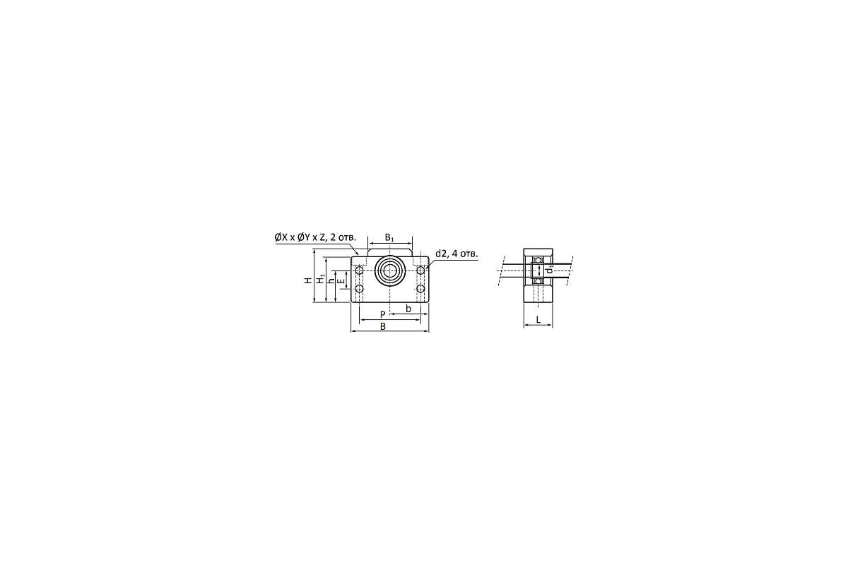 Опора TECHNIX ШВП BF25 BF25TECHNIX