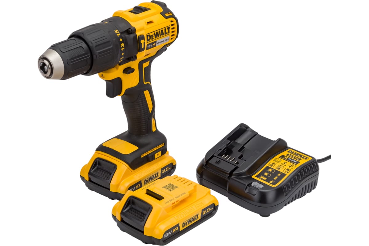 Аккумуляторная ударная дрель DeWalt DCD778D2T-QW