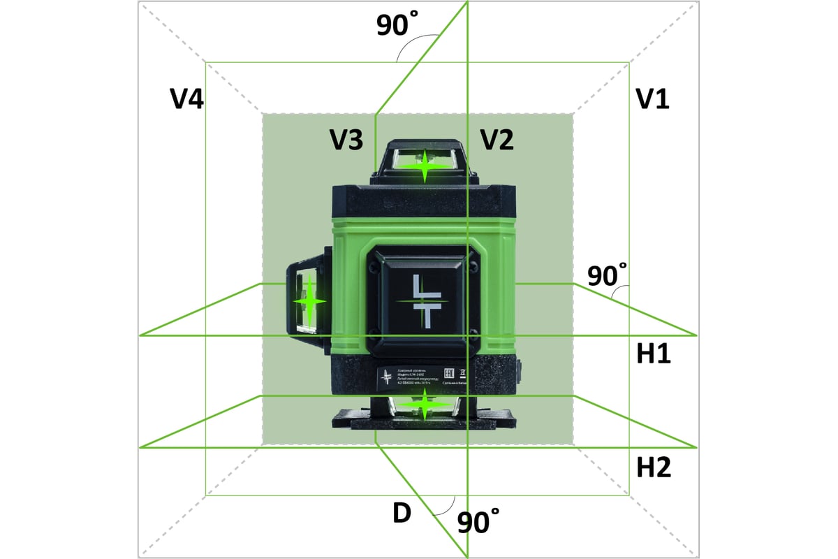Профессиональный лазерный уровень LT L16-360A