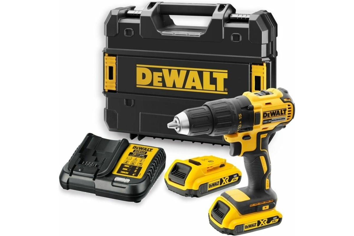 Бесщеточная дрель-шуруповерт DeWalt 18.0 В XR DCD7771D2