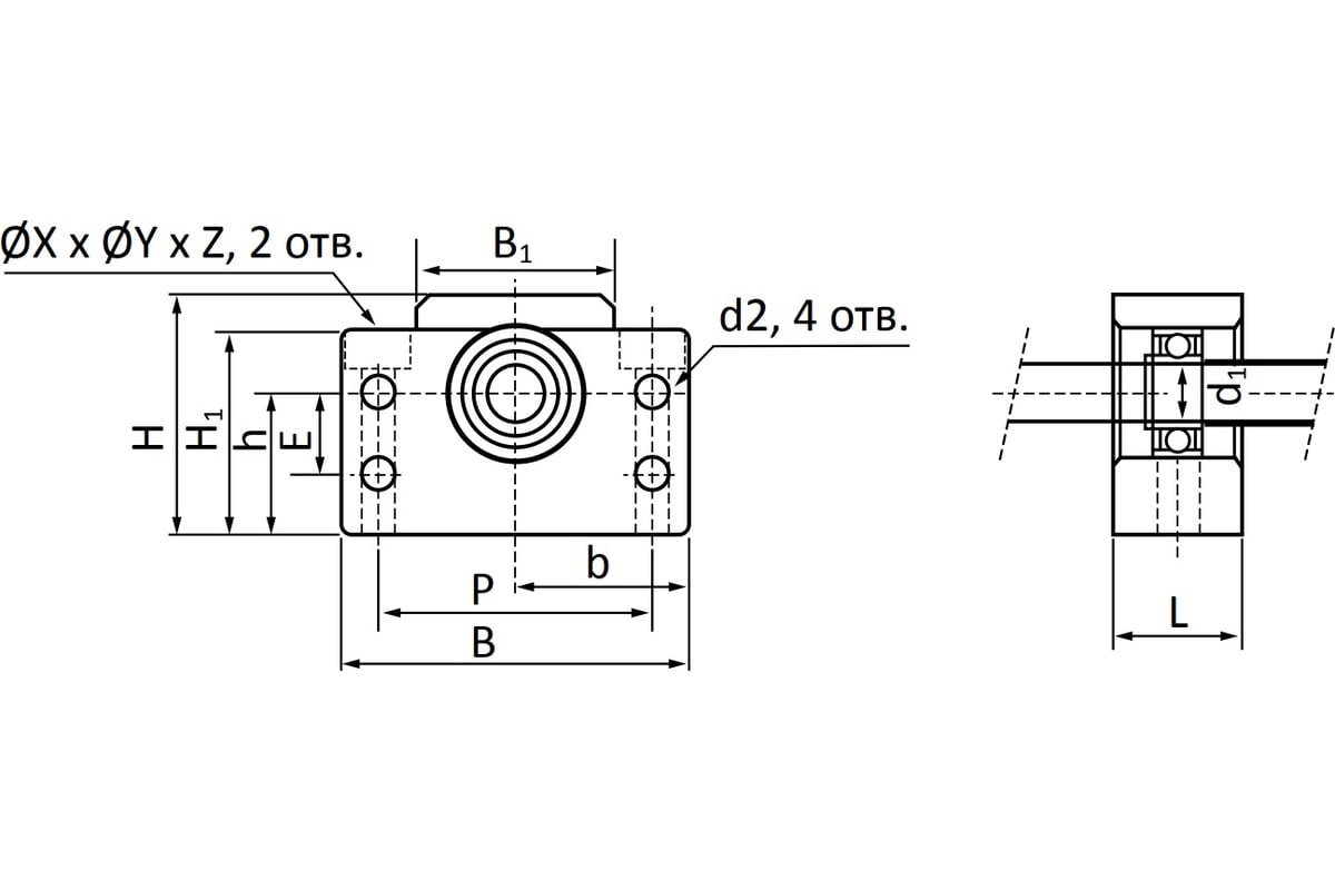 Опора ШВП TECHNIX BF15TEСHNIX