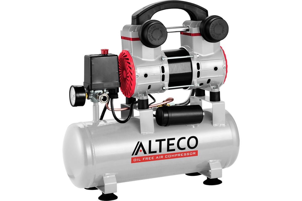 Безмаслянный компрессор Alteco ACO 9L 63423