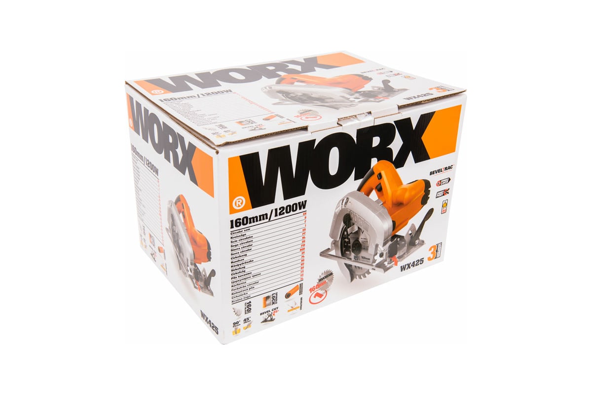 Дисковая электрическая пила Worx WX425