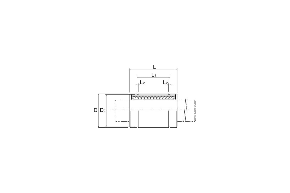 Линейный подшипник TECHNIX LME25-UU / KB2558PP LME25UUTECHNIX