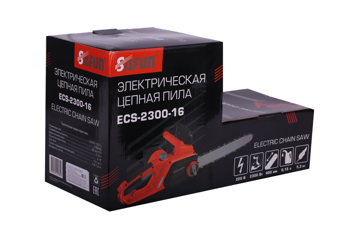 Электрическая цепная пила SAFUN ECS-2300-16 0010301