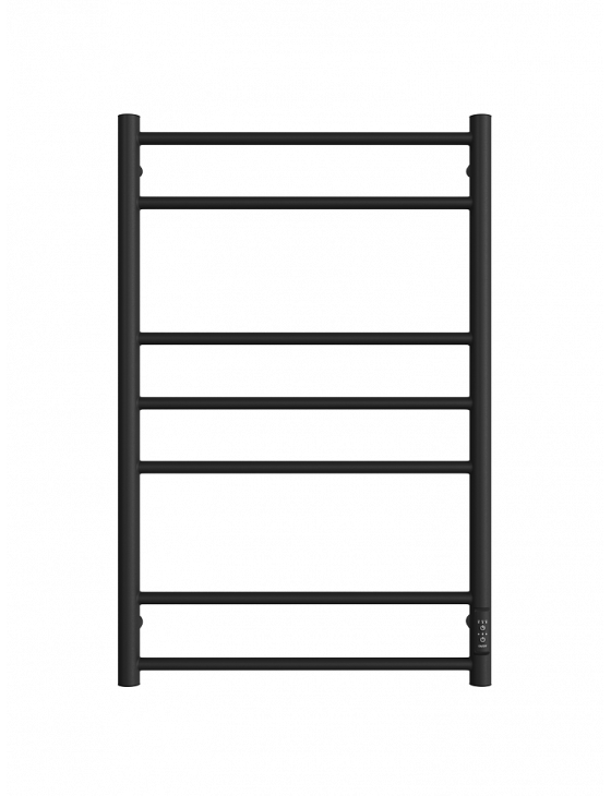 Полотенцесушитель электрический Двин L neo 50x80 диммер справа, черный матовый 4656759179175