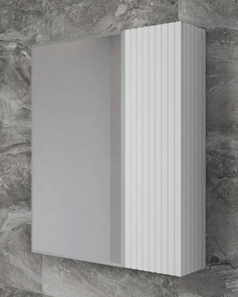 Зеркальный шкаф Style Line Стокгольм 60 см, белый софт ЛС-00002318