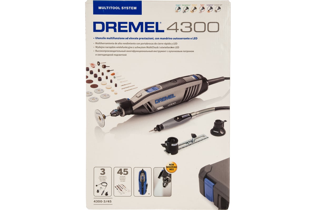 Многофункциональный инструмент Dremel 4300-3/45 F0134300JD