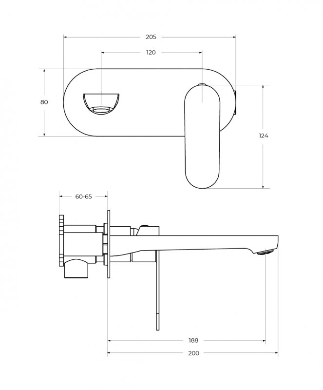 Смеситель для раковины Cezares STYLUS-BLI1-01-W0 хром