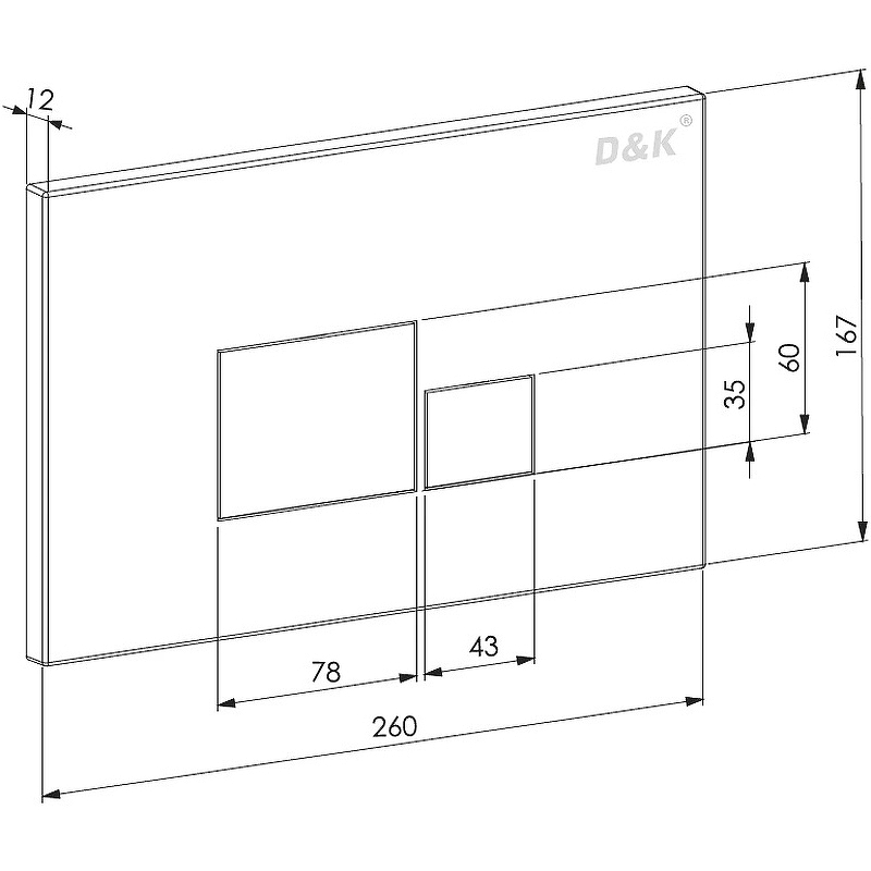 Комплект D&K Matrix DS1391606 унитаз DT1396016, инсталляция DI8055119, кнопка DB1519001 хром