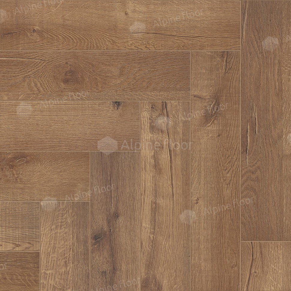 SPC ламинат Alpine Floor Parquet LVT Дуб Royal 590x118x2,5 мм, ECO 16-2