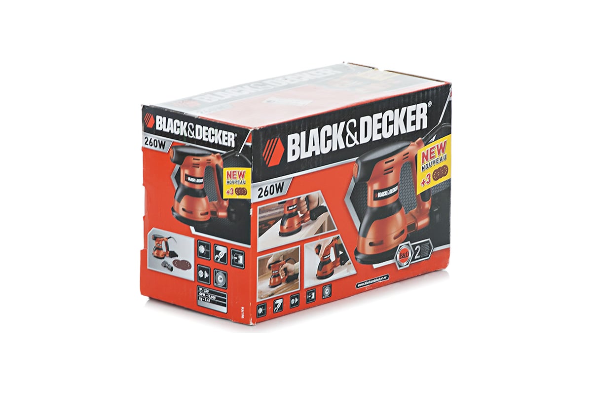 Эксцентриковая шлифовальная машинка Black&Decker KA 198