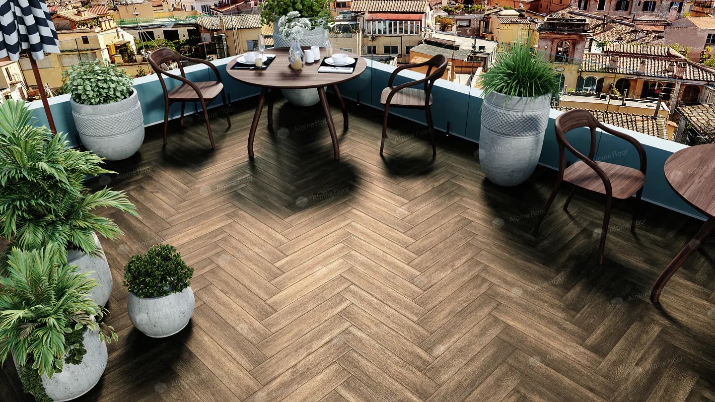 SPC ламинат Alpine Floor Parquet Premium ABA Макадамия 600x125x8 мм, ECO 19-10B