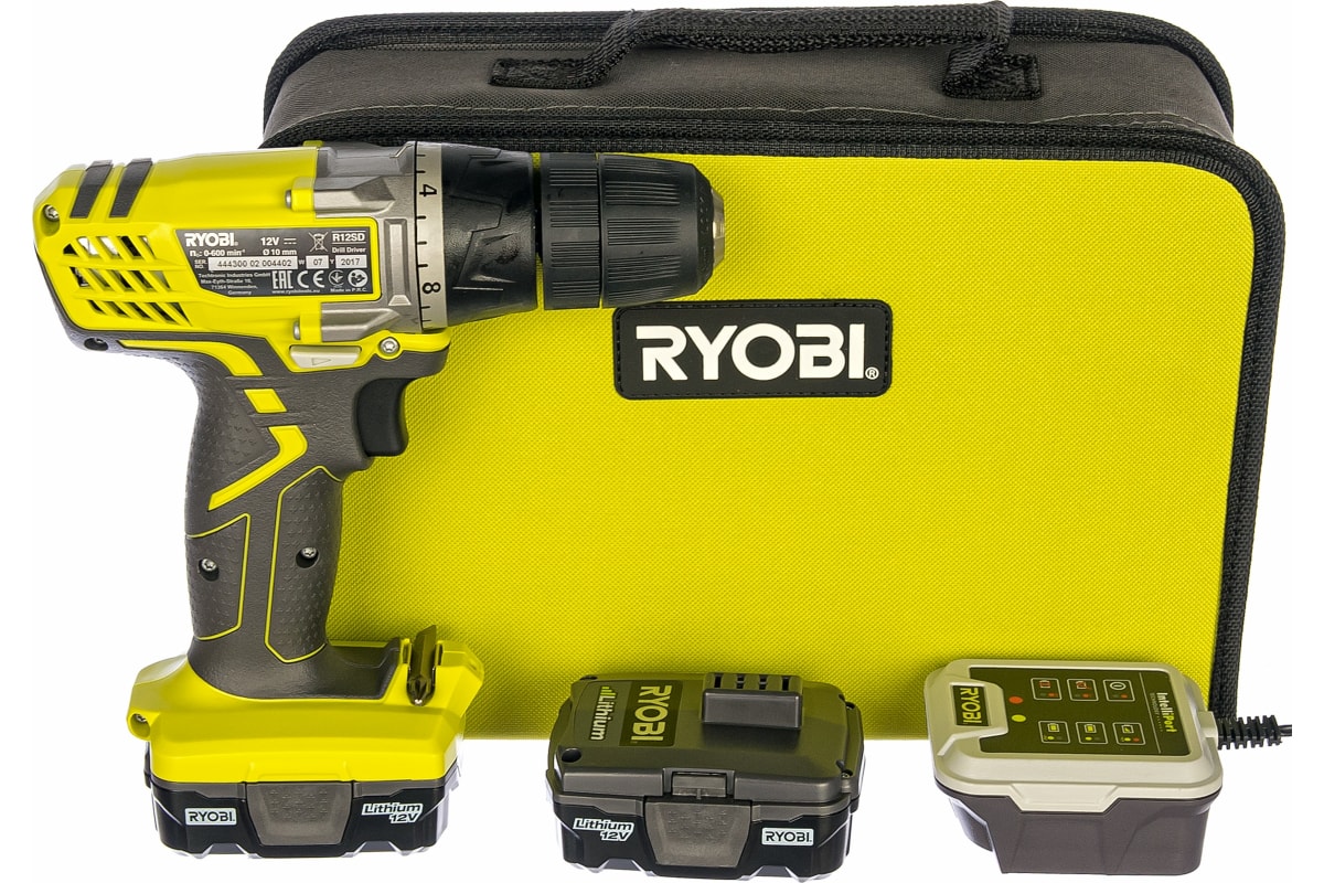 Дрель-шуруповерт Ryobi R12SD-LL13S 5133002323