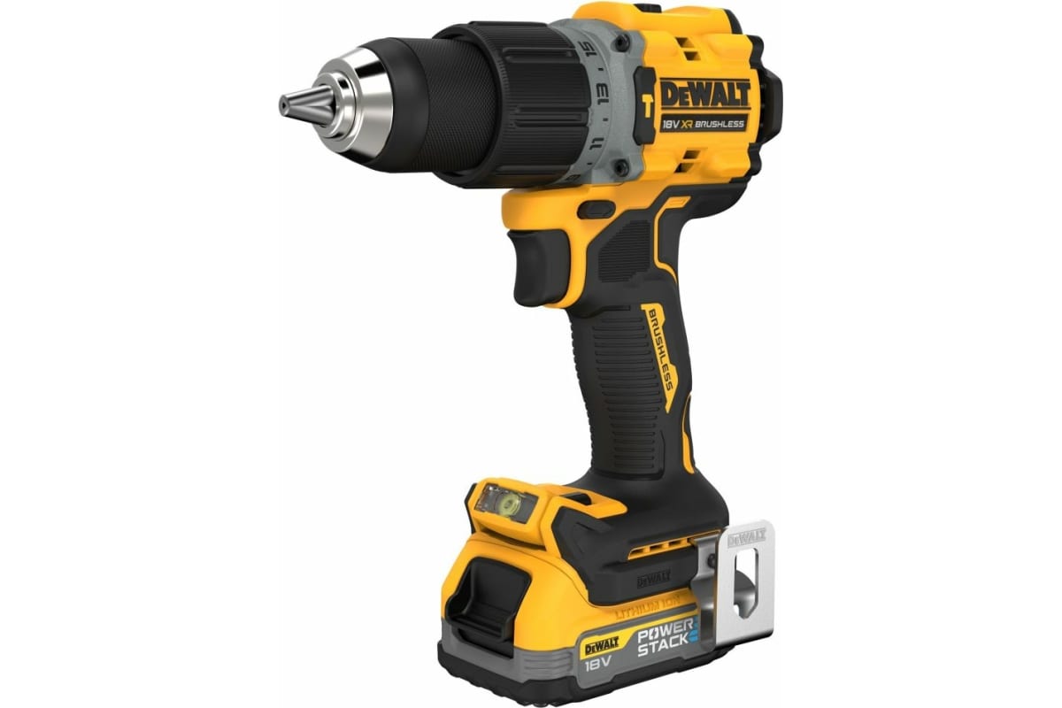 Ударная дрель-шуруповерт DeWalt Powerstack DCD805E1T-QW