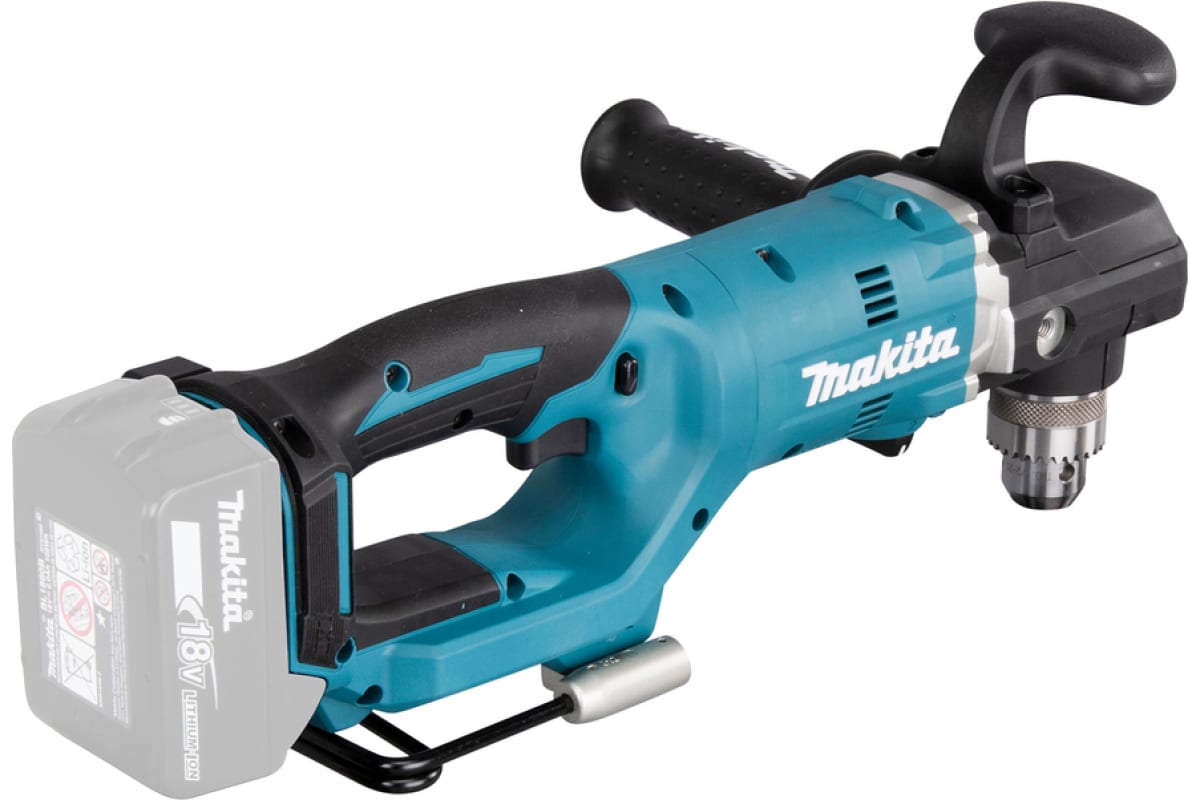 Аккумуляторная угловая дрель Makita DDA450ZK