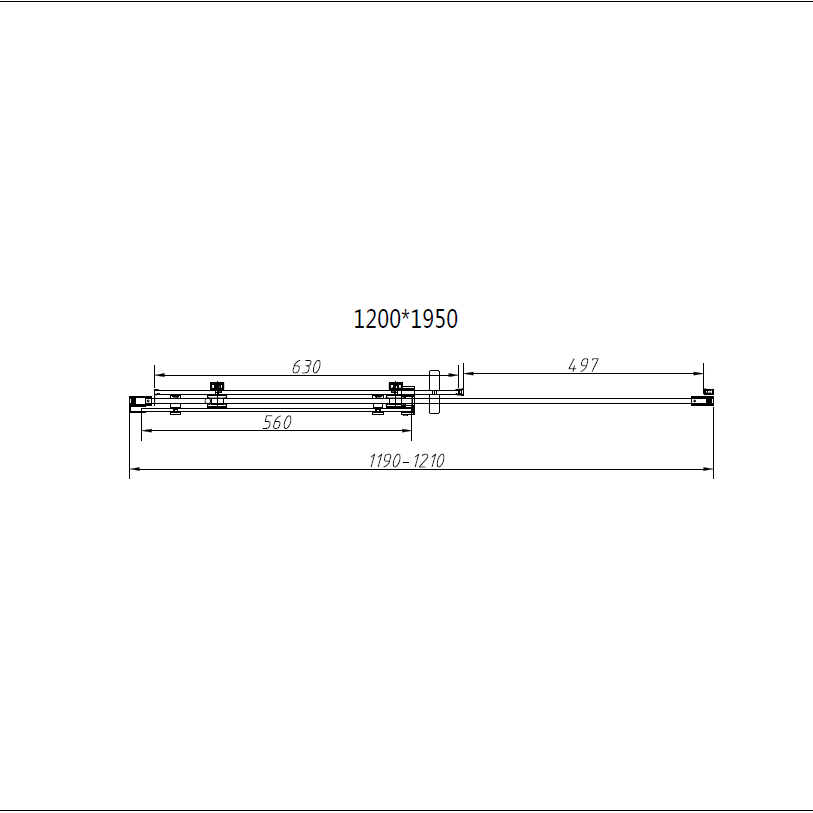 Душевая дверь Vincea Como-N VDS-4CN120CGB 120x195 черный, тонированное