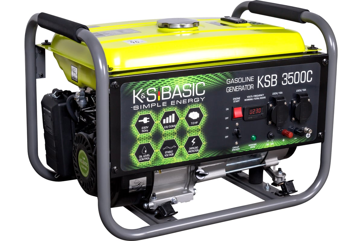 Бензиновый генератор K&S BASIC KSB 3500C