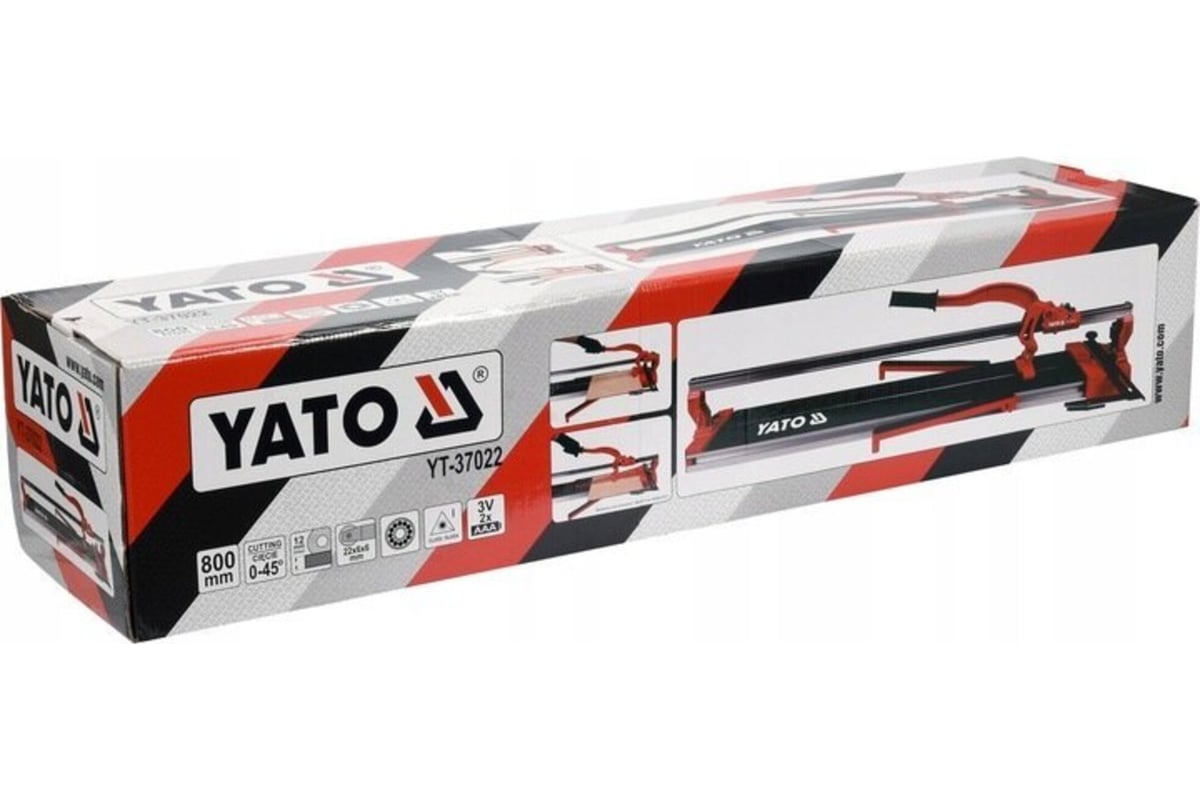 Плиткорез Yato 800 мм, с лазером YT-37022