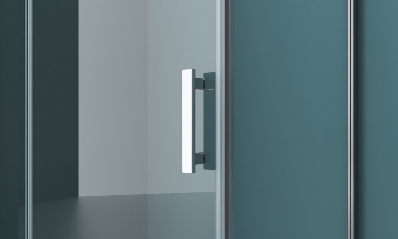 Душевой уголок BelBagno KRAFT-A-12-80-C-Cr-R 80x80 прозрачный, хром, правый