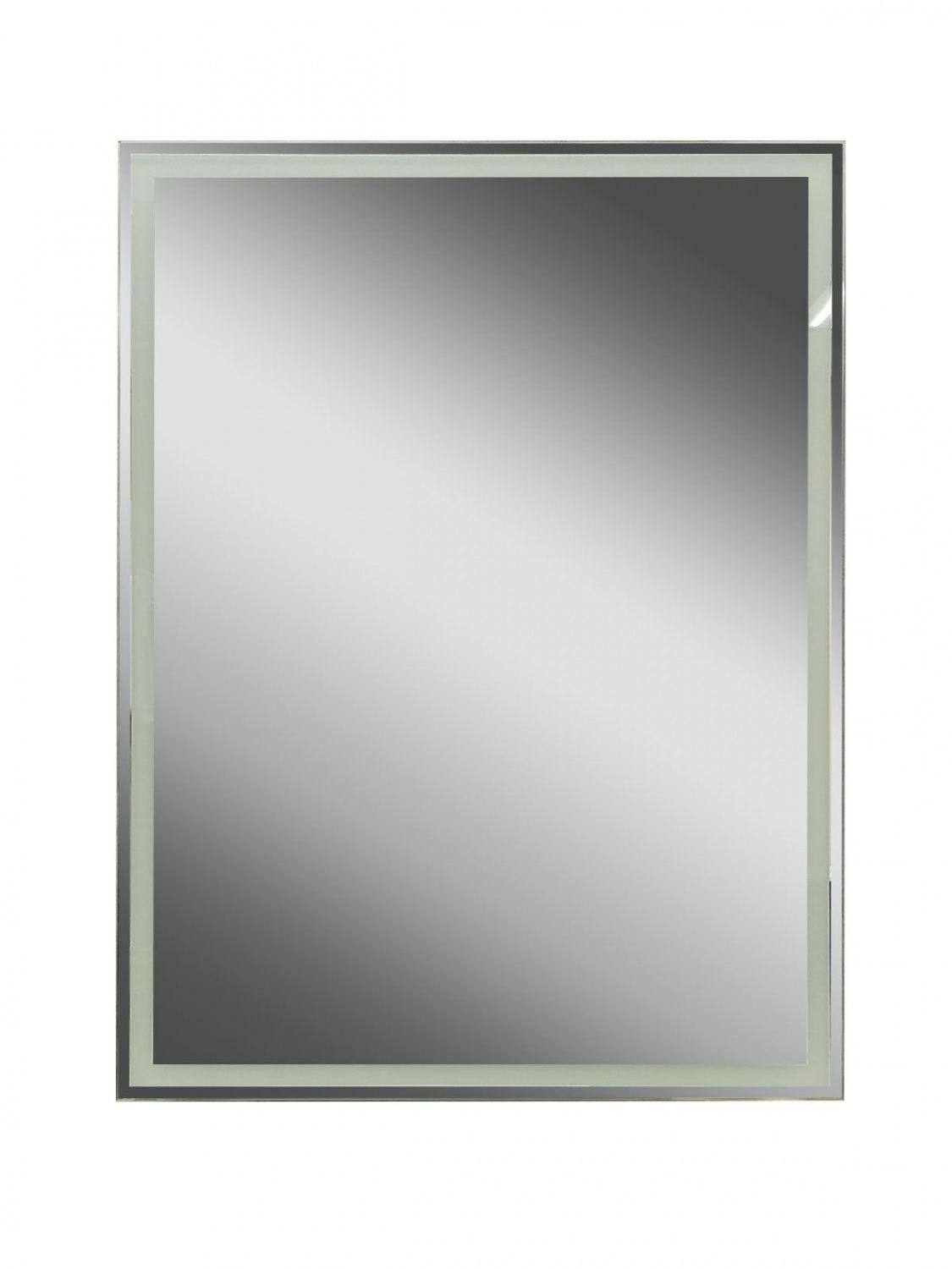 Шкаф зеркальный подвесной Montero Black led с подсветкой 60х80 см цвет черный
