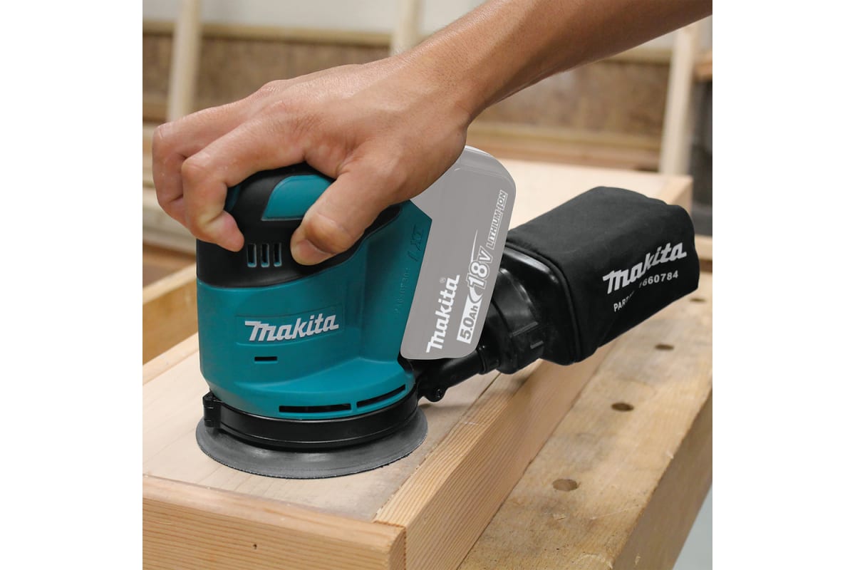 Эксцентриковая шлифмашина Makita LXT DBO180Z