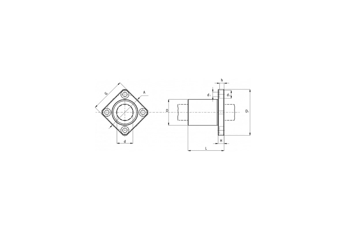 Линейный подшипник TECHNIX KBK16PP LMEK16UUTEСHNIX