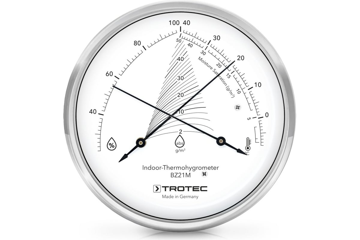 Механический термогигрометр Trotec BZ21M 3510205018