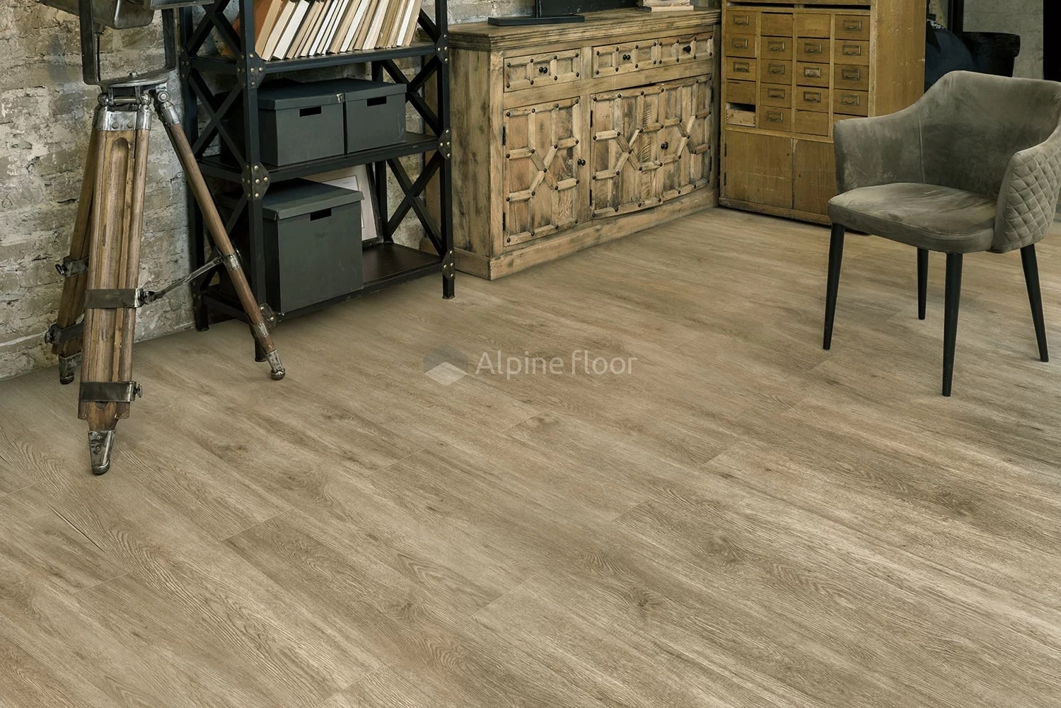 SPC ламинат Alpine Floor Grand Sequoia Superior ABA Камафора 1220x183x8 мм, ECO 11-503 ABA