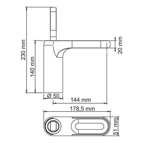 Смеситель для раковины WasserKRAFT Kammel 1803