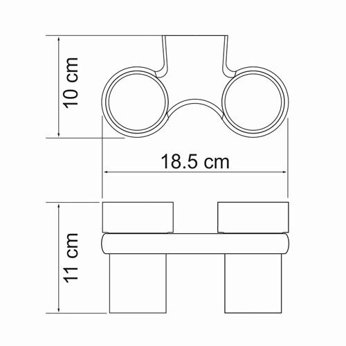 Держатель для стакана WasserKRAFT Berkel K-6828D