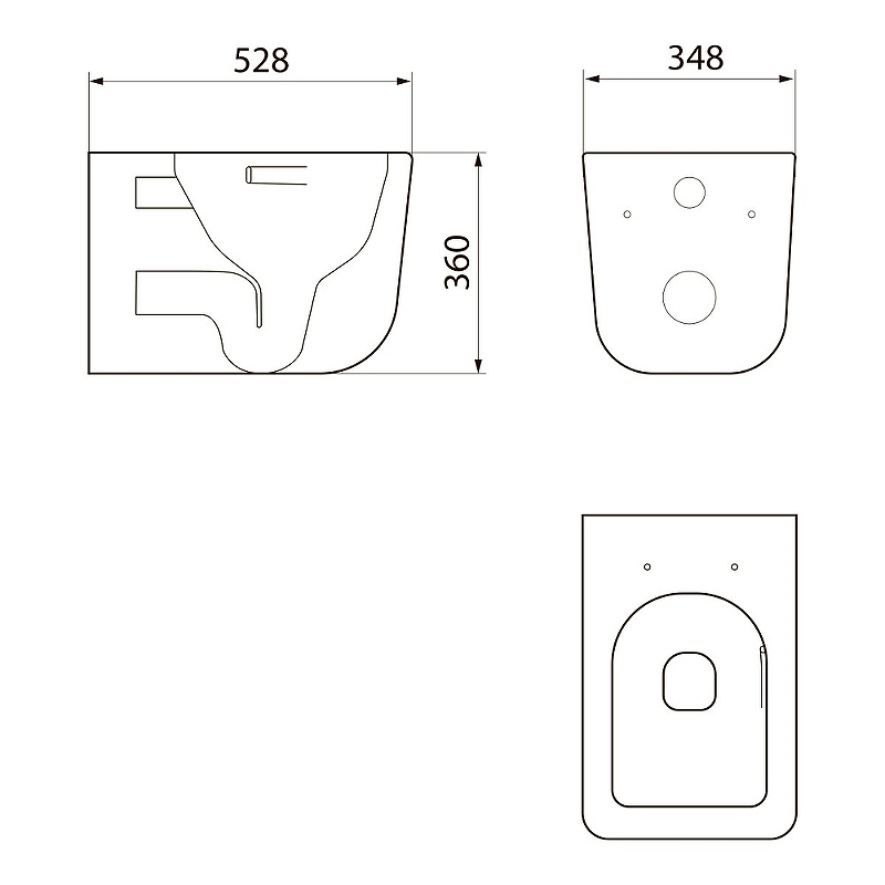 Комплект Point PN48028G унитаз Меркурий PN41831GM + инсталляция Элемент PN45120 + кнопка Афина PN44041G золото