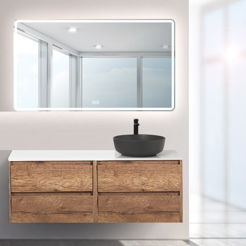 Тумба со столешницей BelBagno Kraft 120 см Rovere Tabacco