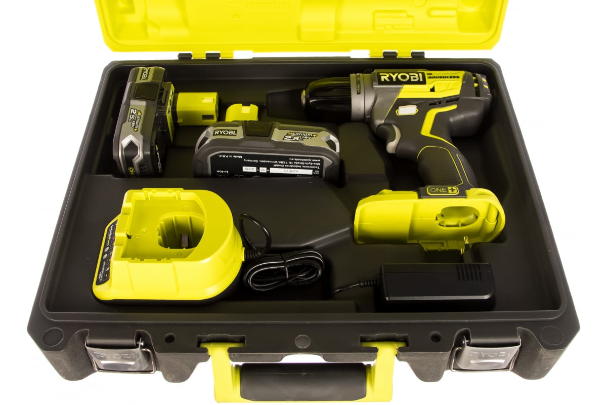 Бесщеточная дрель-шуруповерт Ryobi ONE+ R18DDBL-225B 5133003611