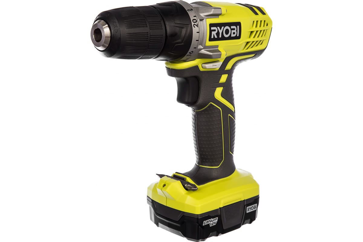 Аккумуляторная дрель-шуруповерт Ryobi R12SD-L13G 5133002322