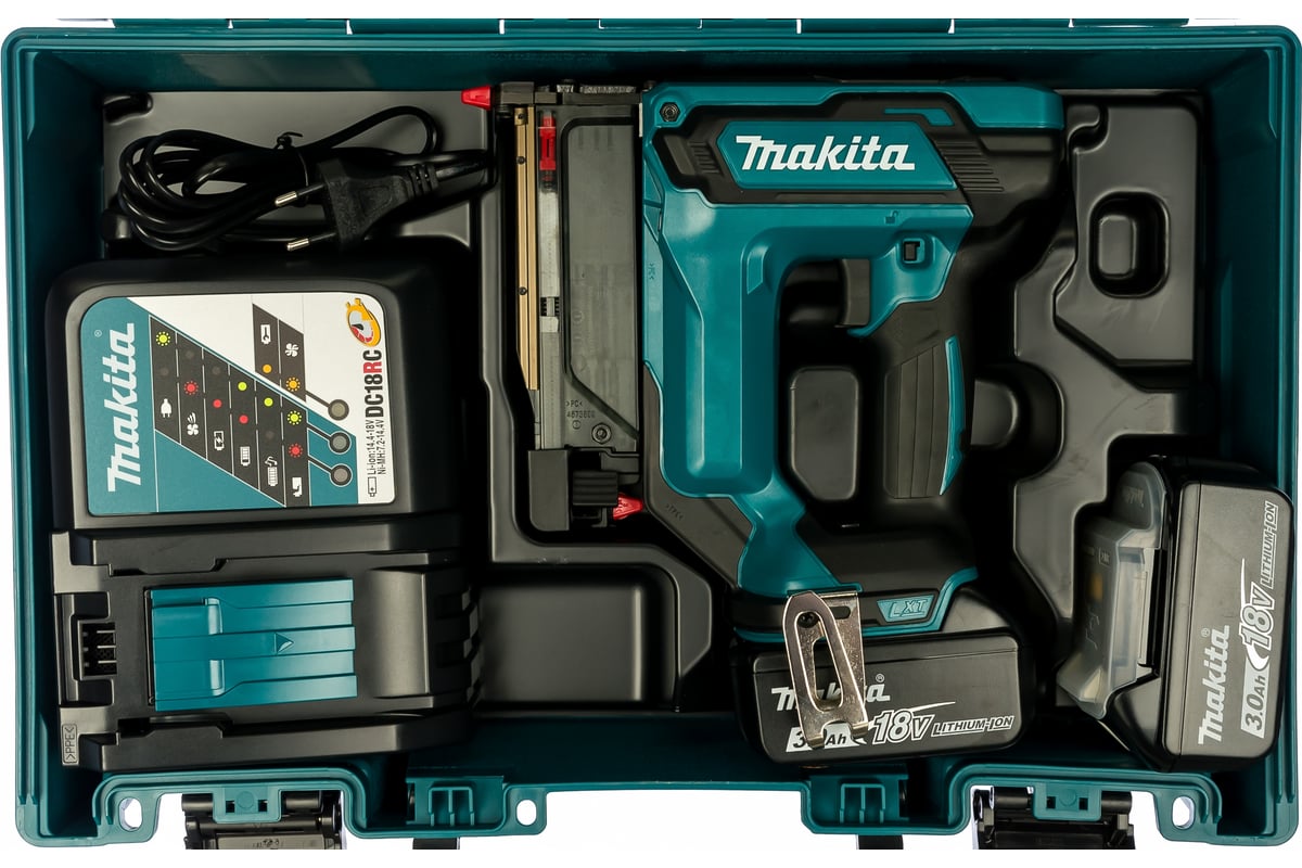 Аккумуляторный гвоздезабиватель Makita LXT DPT353RFE