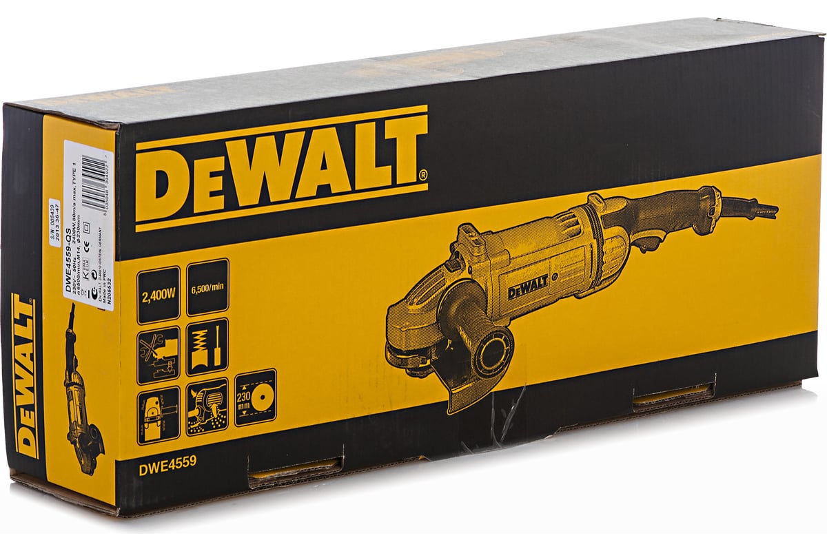 Угловая шлифмашина DeWalt DWE 4559