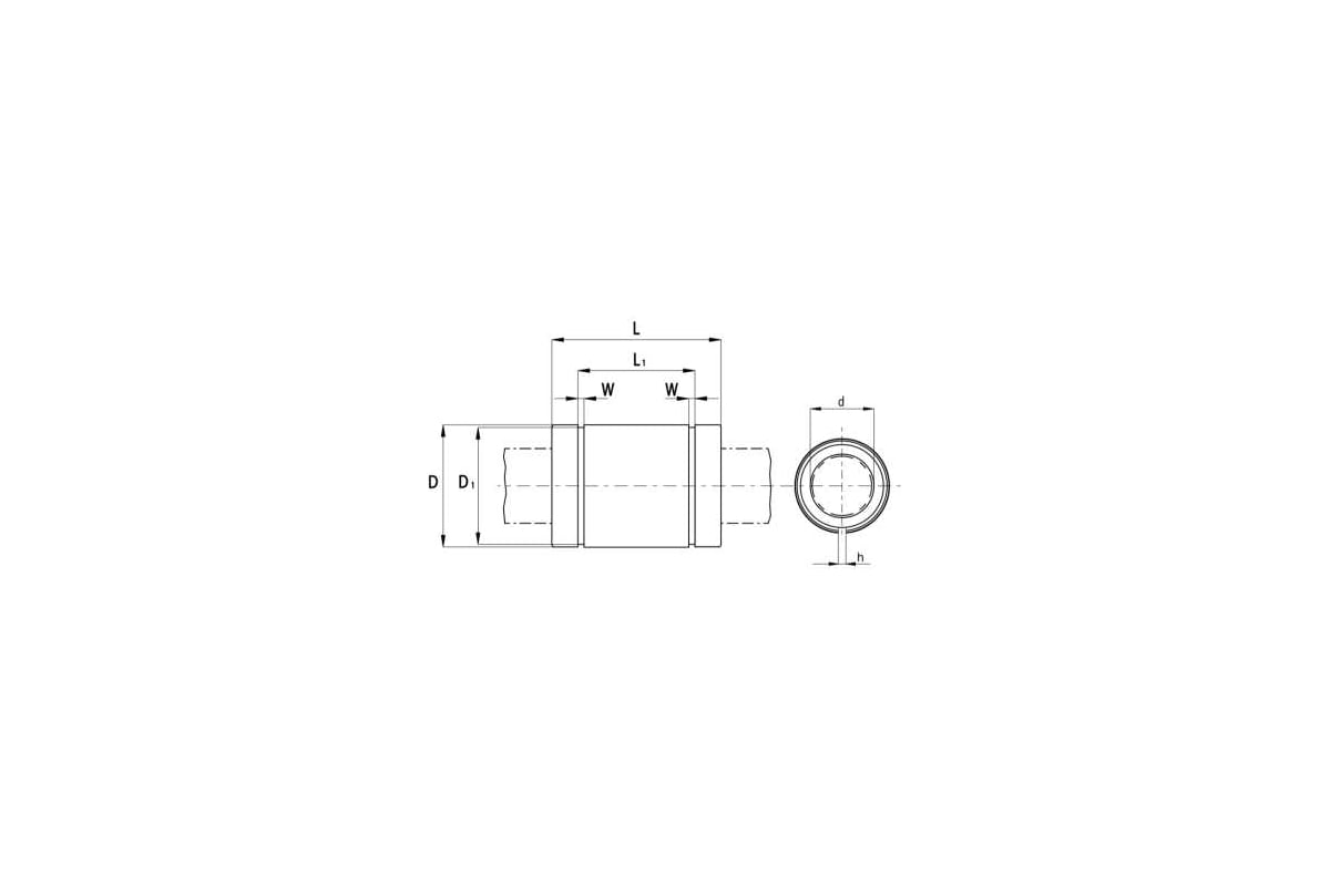 Линейный подшипник TECHNIX LME25-UU-AJ / KBS2558PP LME25UUAJTECHNIX