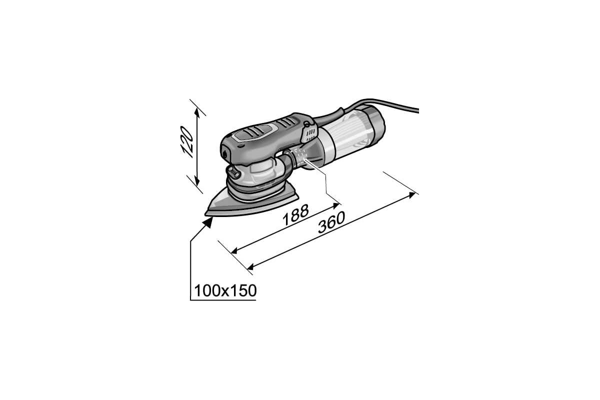 Компактная дельташлифмашина Flex ODE 2-100 EC 468916