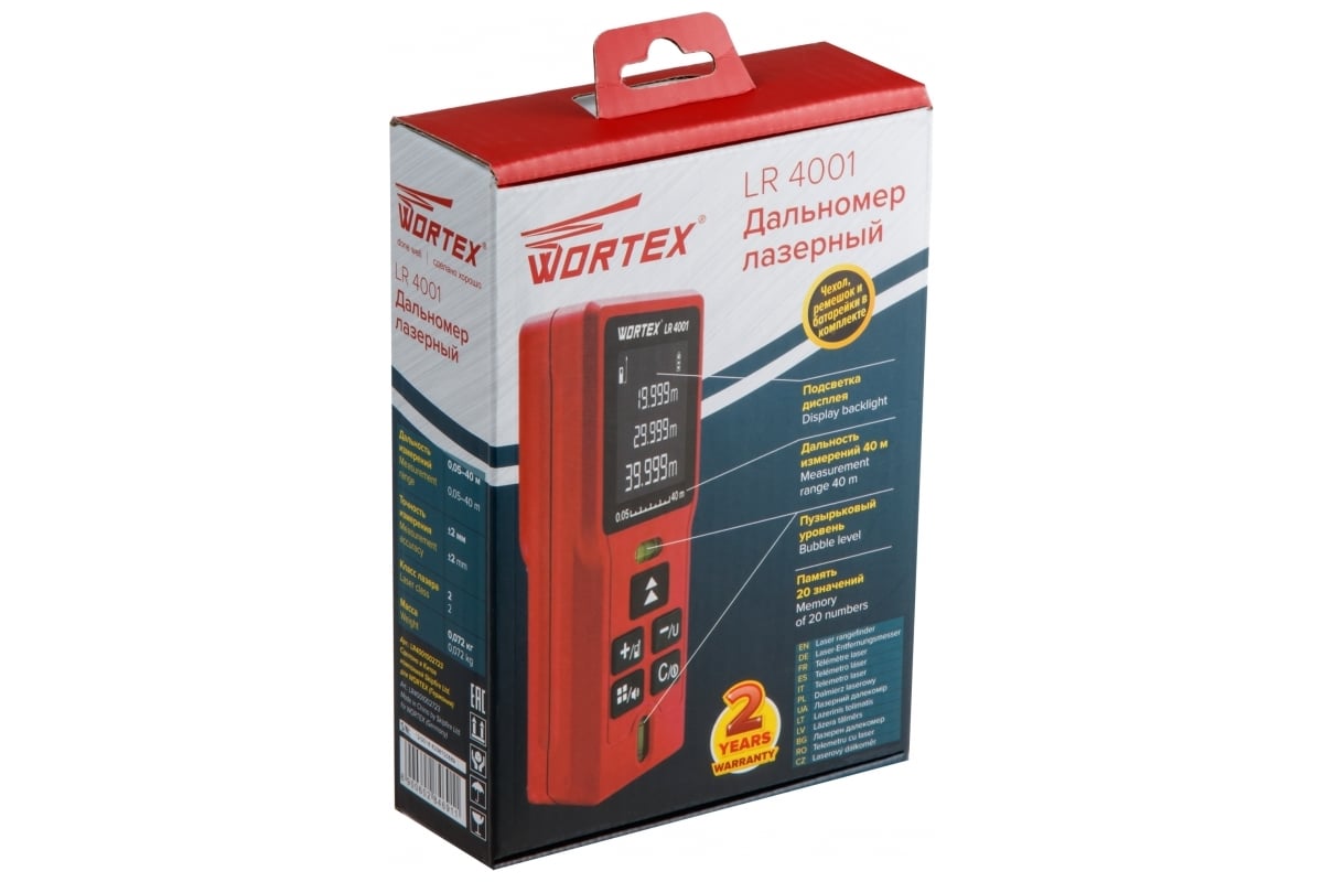 Лазерный дальномер Wortex LR 4001 LR4001002723