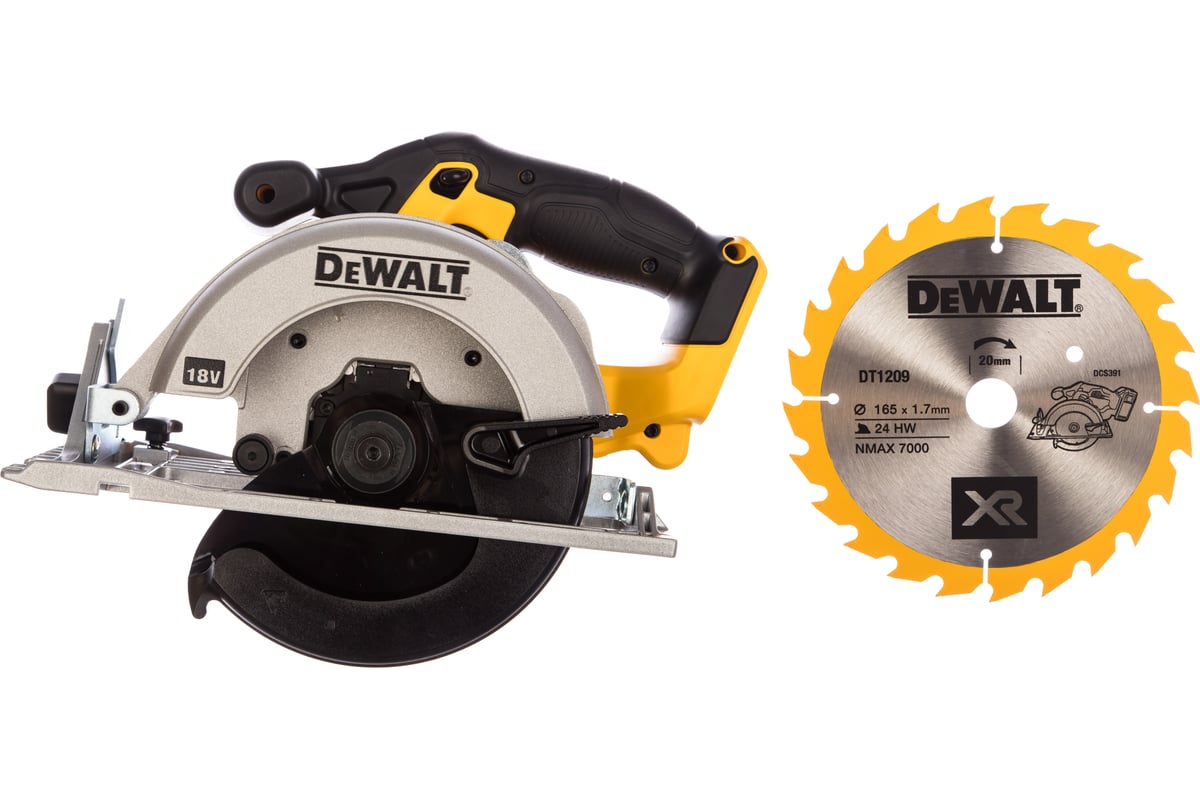 Дисковая пила DeWalt 18В XR DCS391N