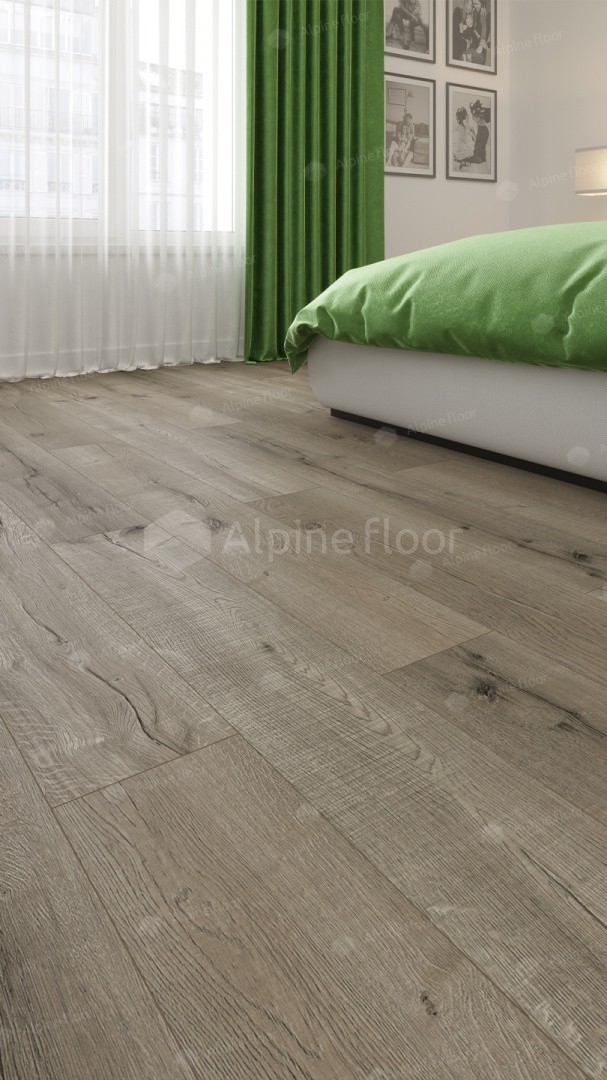 SPC ламинат Alpine Floor Real Wood Дуб Verdan 1220x183x6,0 мм, ECO 2-4 MC