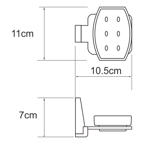 Мыльница WasserKRAFT Abens K-3229