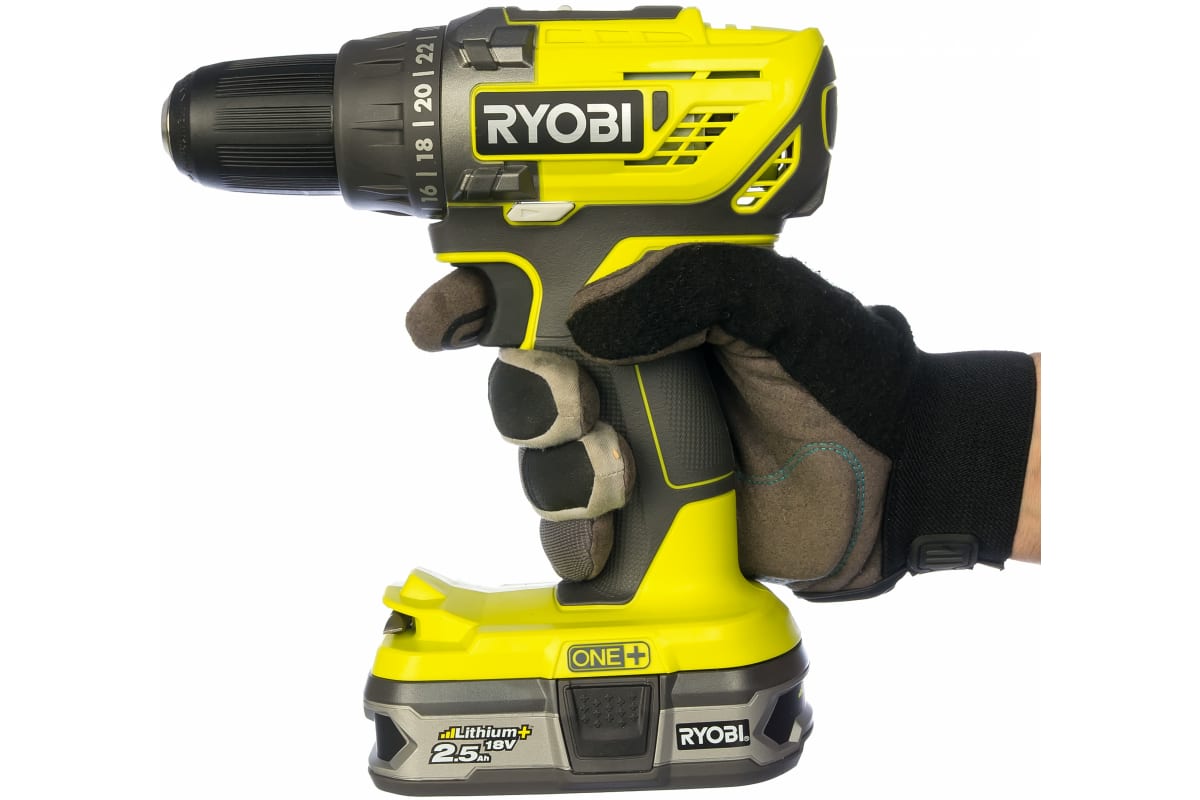 Компактная дрель-шуруповерт Ryobi ONE+ R18DD3-225S 5133003349