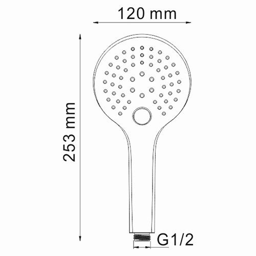 Душевой набор WasserKRAFT Berkel A174819 Thermo