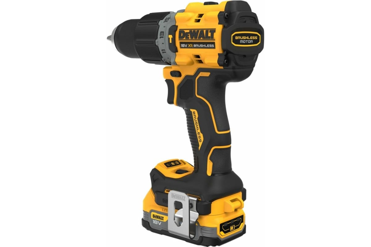 Ударная дрель-шуруповерт DeWalt Powerstack DCD805E1T-QW