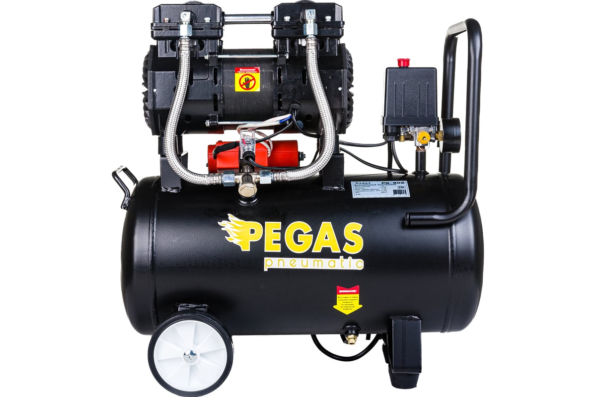 Малошумный компрессор Pegas Pneumatic PG-802 проф 6620