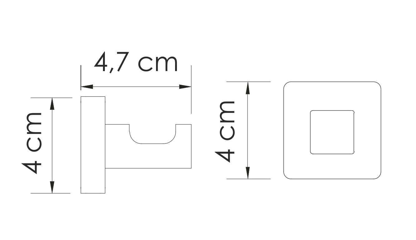 Крючок WasserKRAFT Rhin K-8723, никель