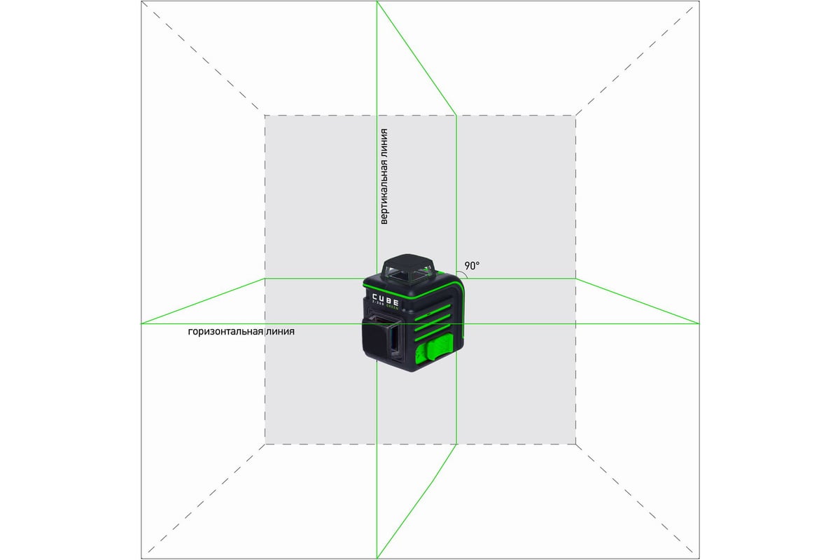 Лазерный уровень ADA Cube 2-360 Green Professional Edition А00534